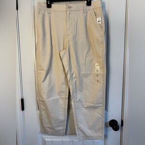 Old Navy Women's Khaki Straight-Leg Trousers